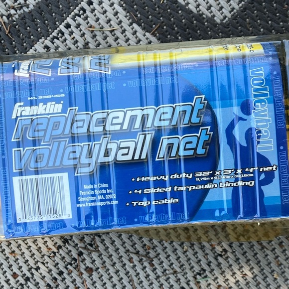 Franklin Black and Yellow Replacement Volleyball Net - Picture 7 of 9